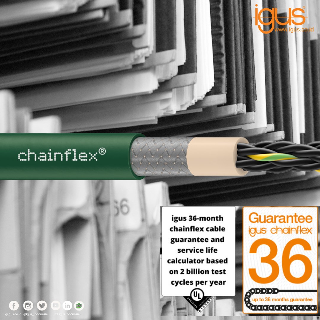 igus_indonesia's tweet photo. 𝑲𝒂𝒃𝒆𝒍 𝒄𝒉𝒂𝒊𝒏𝒇𝒍𝒆𝒙 𝒊𝒈𝒖𝒔 𝒔𝒖𝒅𝒂𝒉 𝒔𝒆𝒔𝒖𝒂𝒊 𝒅𝒆𝒏𝒈𝒂𝒏 𝑵𝑭𝑷𝑨 👍
dengan lebih dari 900 jenis chainflex dari area kontrol, bus, servo, motor, dan kabel sistem pengukuran. https://t.co/5S1vCkLtaH
#kabel #chainflex #igus #standardNFPA #nfpa79 #kabelindustri https://t.co/PnLY3T3Sxu
