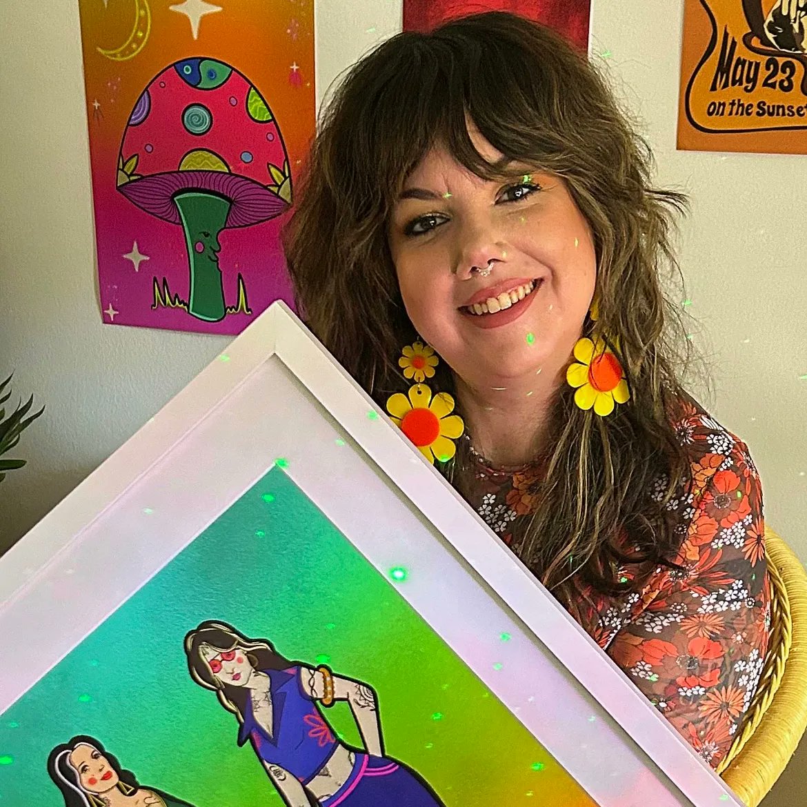 frame_abel's tweet photo. MEET NATALIE: Natalie Renton is a Sydney-based digital illustrator and designer who explores texture, vibrant colours, and intricate patterns in her work ✨️🌈🍄

@natalierentonart 

#frameabel #artistsinaugust #australianartists #australianart #sydneyartist https://t.co/DzFqh4aGcr
