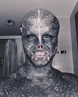 Tattooed "black alien" struggles to find job due to his extreme look and body modifications 💥 full story bit.ly/3s9VLIM