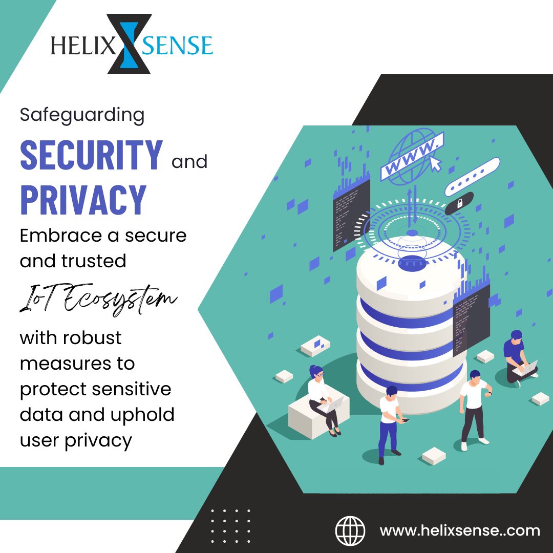 HelixSense's tweet photo. Amidst the wonders of #IoT, protecting data &amp; privacy stands paramount. Robust security measures, including #Encryption &amp; #Authentication, are the bedrock of an #IoTenabledworld, ensuring the safety of personal information &amp; critical infrastructure.

#HelixSense #IoTRevolution https://t.co/Rl81nNTWfC
