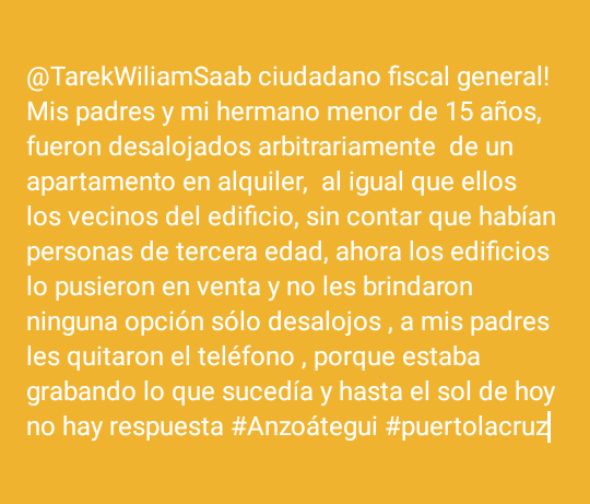 isabelaezrivas's tweet photo. @MinpublicoVEN @TarekWiliamSaab 
@anzoateguigob 
@_PuertoLaCruz 
@NicolasMaduro 
@defensoriadepueblo https://t.co/eLqBx8tmqY