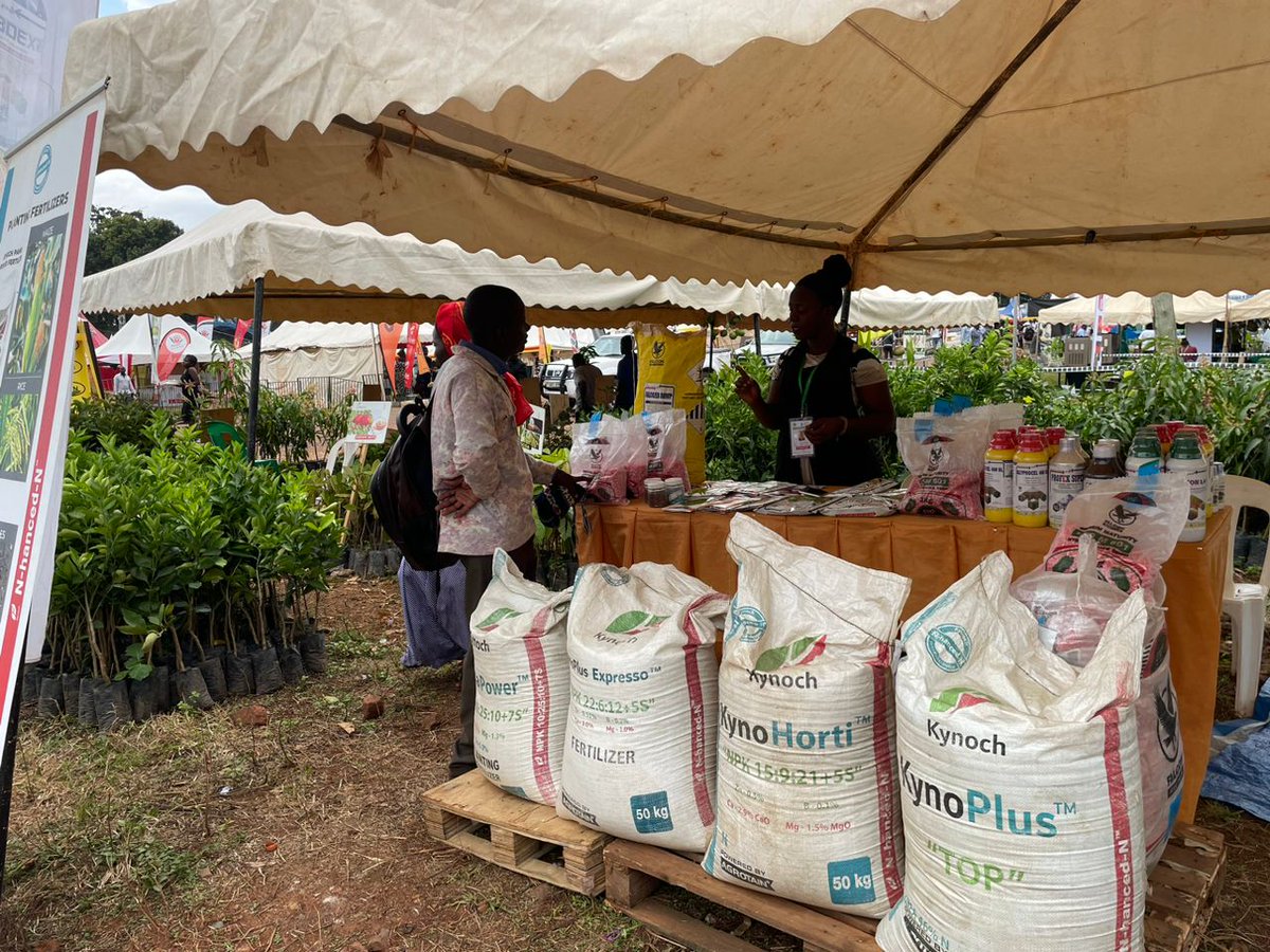 Representing at the National Agricultural Show under Uganda Farmers'Federation in Jinja, August 2023..