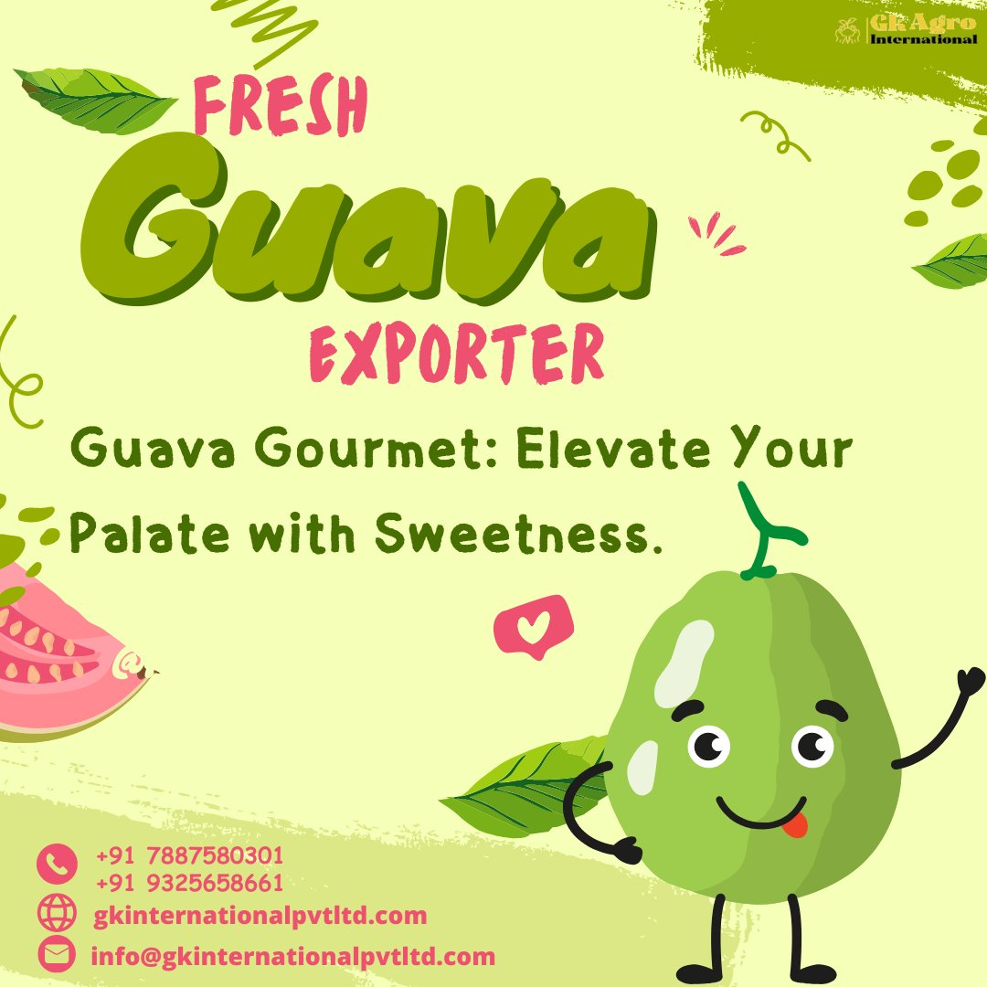 SayedKhale61794's tweet photo. Guava Gourmet: Elevate Your Palate with Sweetness.
#GuavaGoodness #TropicalTaste #FruitfulDelights #NatureSweetened #HealthyEating #GuavaGalore #FreshFruit #JuicyGoodness #NutritionBoost #fruitlover

Visit : https://t.co/2j6eoHmCXt https://t.co/GGuK5qSsjB