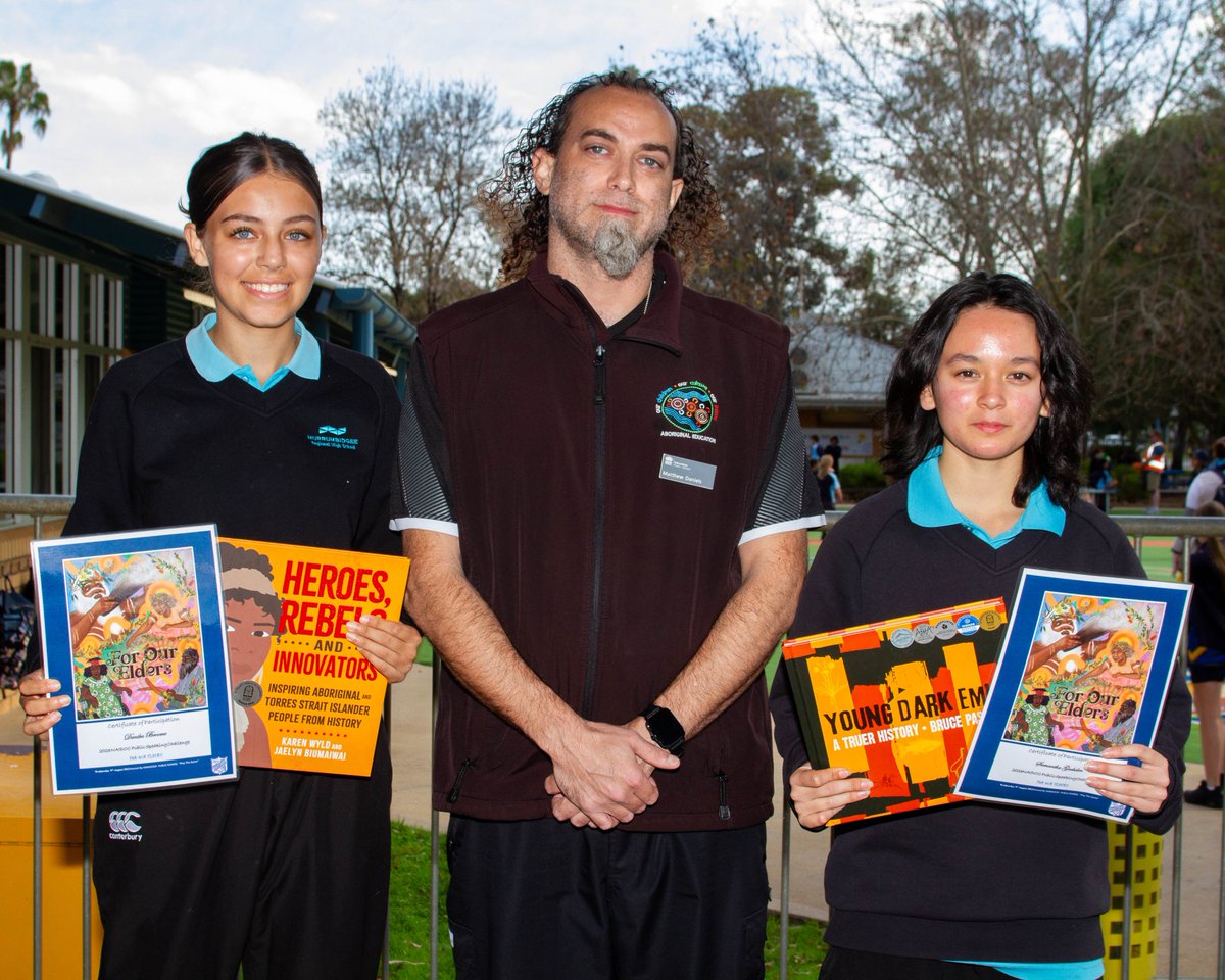 Danika and Samantha from Murrumbidgee took out first place in the high school competition at the 2023 Griffith NAIDOC Public Speaking Challenge. Amazing work, girls!

Read more and view the gallery at tinyurl.com/mu7d9xnh

#LoveWhereYouLearn #WeAreMurrumbidgee #griffithnsw