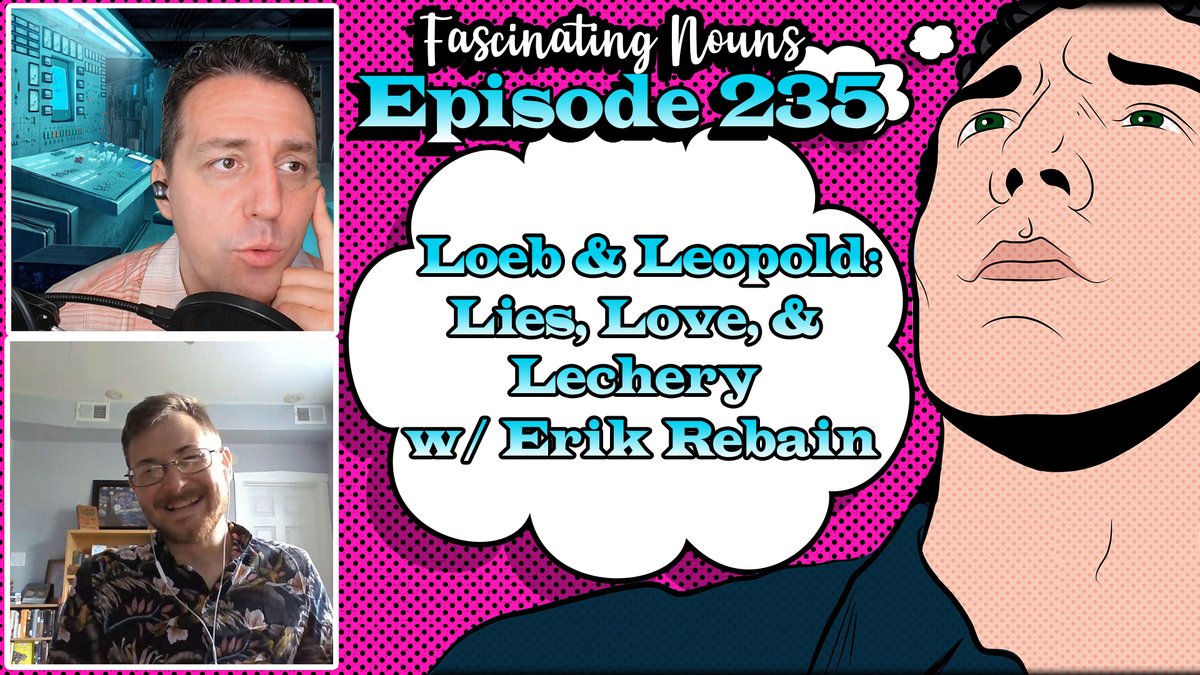 Latest episode:  The life of Nathan Leopold w/ @erik_rebain.  He was one half of the infamous Loeb &amp; Leopold duo, who 100 years ago, murdered a 14 year old named Bobby Franks to see if they could get away with it.  This act shocked the nation. bit.ly/FN_Rebain