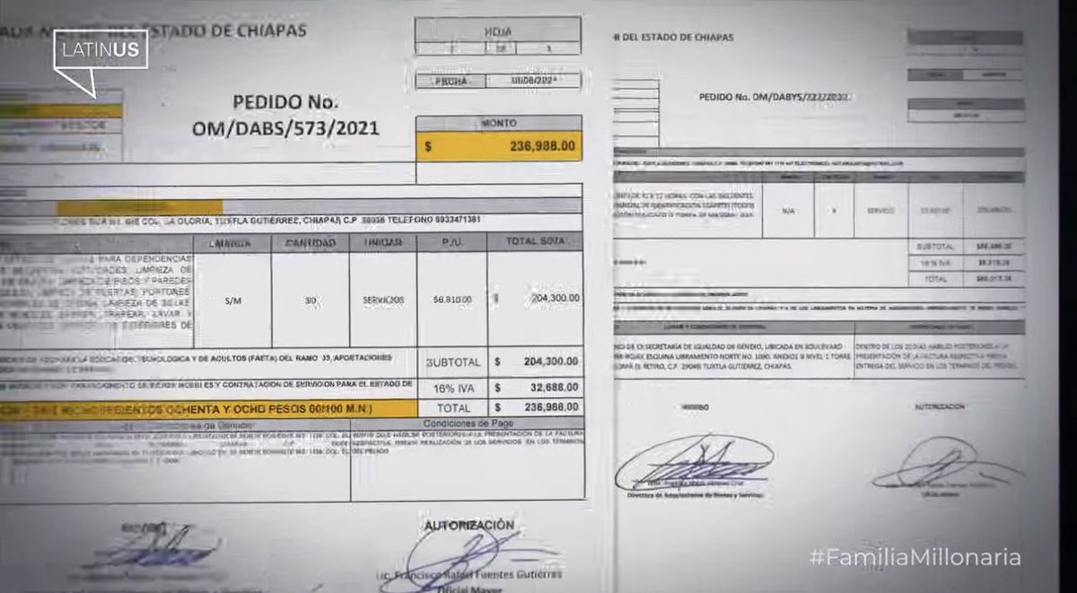 Que bomba 💣 de <a href="/CarlosLoret/">Carlos Loret de Mola</a> al exhibir a Rosalinda López Hernández, hermana de <a href="/adan_augusto/">Adán Augusto López H</a> y esposa del Gober de Chiapas.
Con contratos en mano, reveló la red de empresas fantasma que ha recibido 500 MDP en contratos del gobierno de Chiapas, uno de los estados más pobres de 🇲🇽