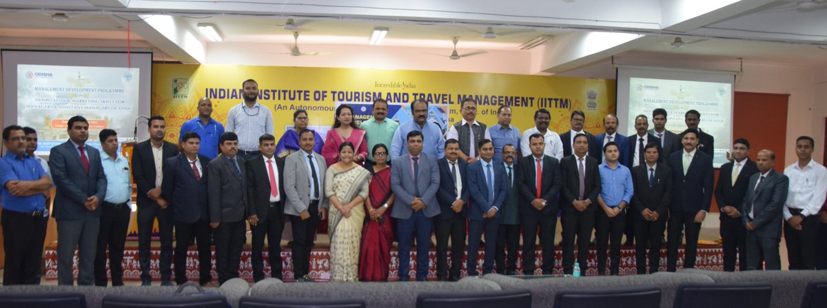 IittmB's tweet photo. A specially curated ‘Management Development Programme on Hospitality and Marketing Skills’ for Managers and Assistant Managers of OTDC was organised by OTDC in association with IITTM Bhubaneswar. https://t.co/usATuWA9o0