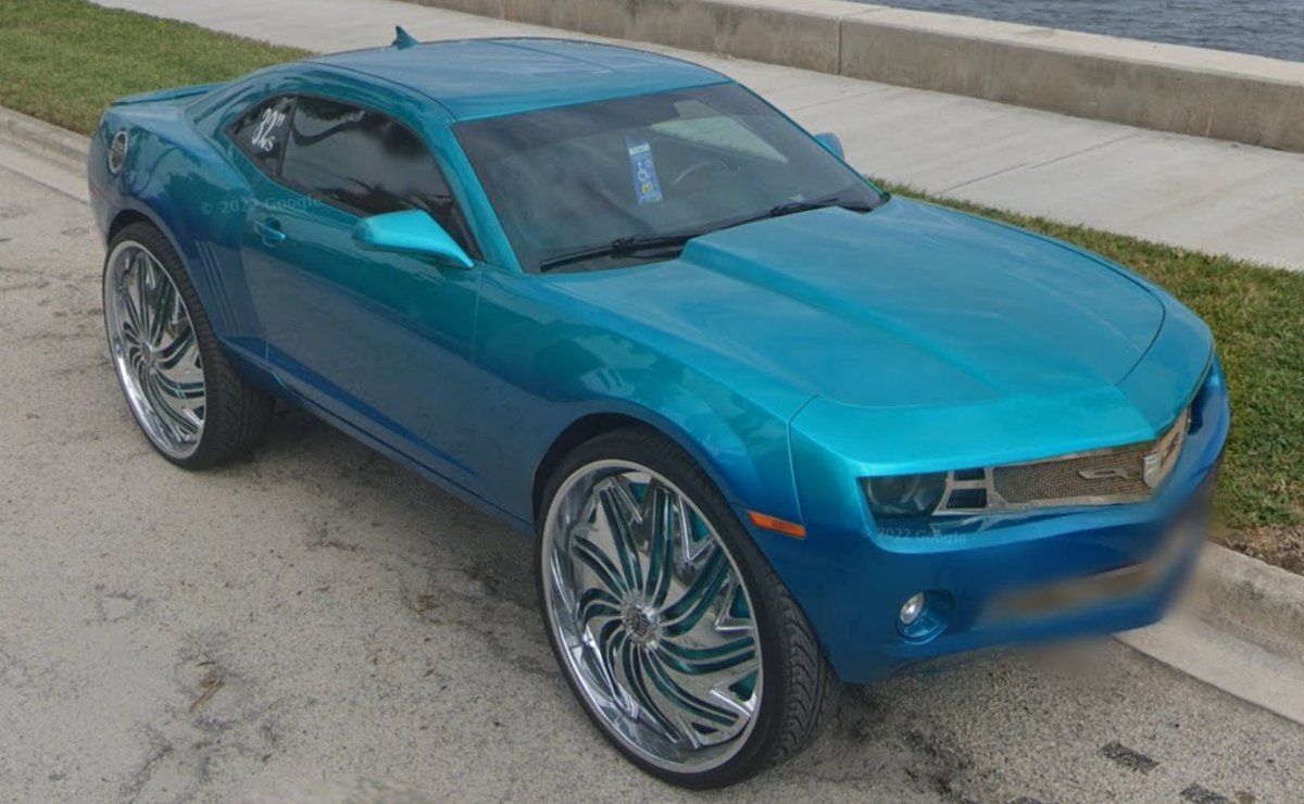 CarsOfGMaps's tweet photo. I forgot to post this last month when I originally found it... Stupid crazy Chevrolet Comaro donk!
##Chevrolet #comaro #donk https://t.co/Y6ovYbrT8u