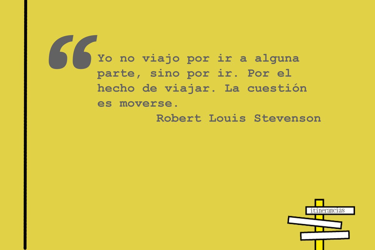 El plan de vida de un itinerante que empezó su vida en Escocia y terminó en Samoa.

#robertlouisstevenson
#Stevenson
#lecheminstevenson
#literaturadeviajes