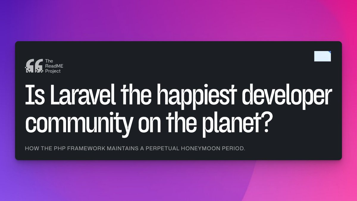 MuhammadBilel's tweet image. Yes..
#laravel #LaravelDeveloper #webdevelopment
#webdeveloper #WebLaunch