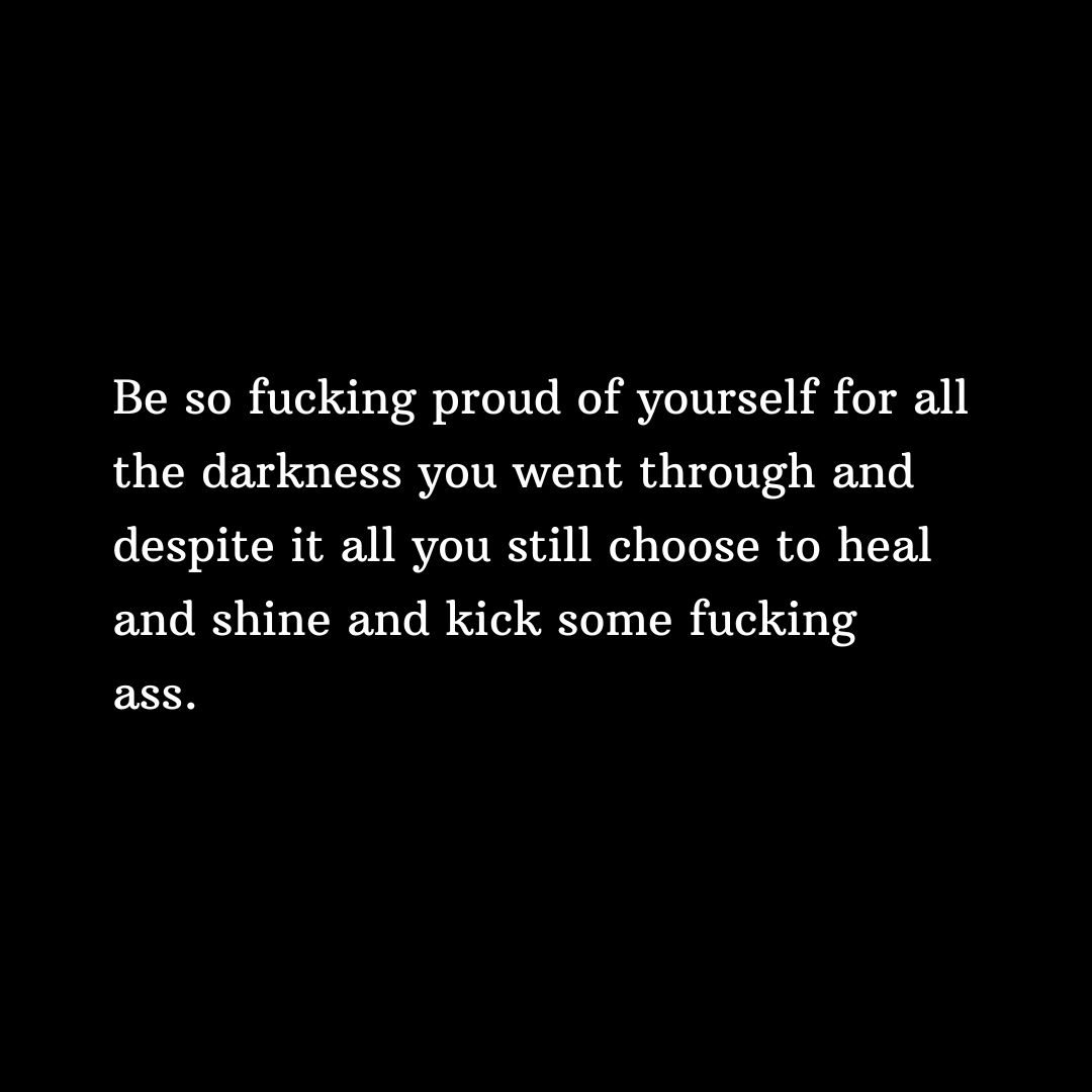 WakeupPeopIe's tweet photo. Be proud of yourself for being brave, strong, and resilient. You've come a long way. https://t.co/aOWbdlkAFt