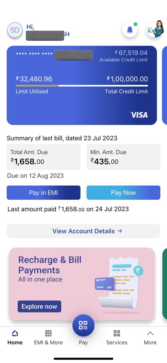 SBI Cards new UI launched in iOS few days back. Looks clean though :)

#ccgeek #ccgeeks