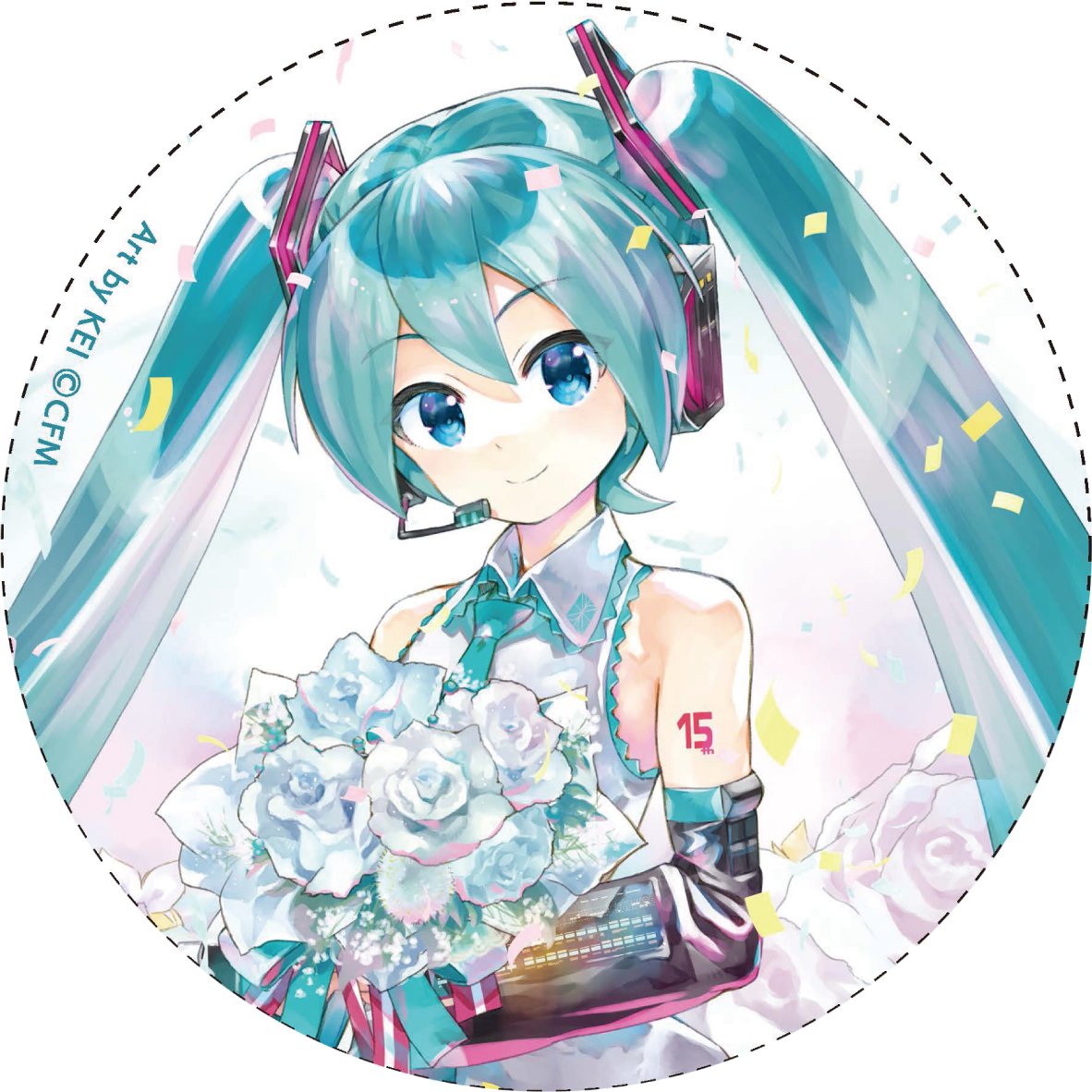 初音ミク TABLOID MIKU 缶バッジ 報知 iXima 5個 初音ミク 報知