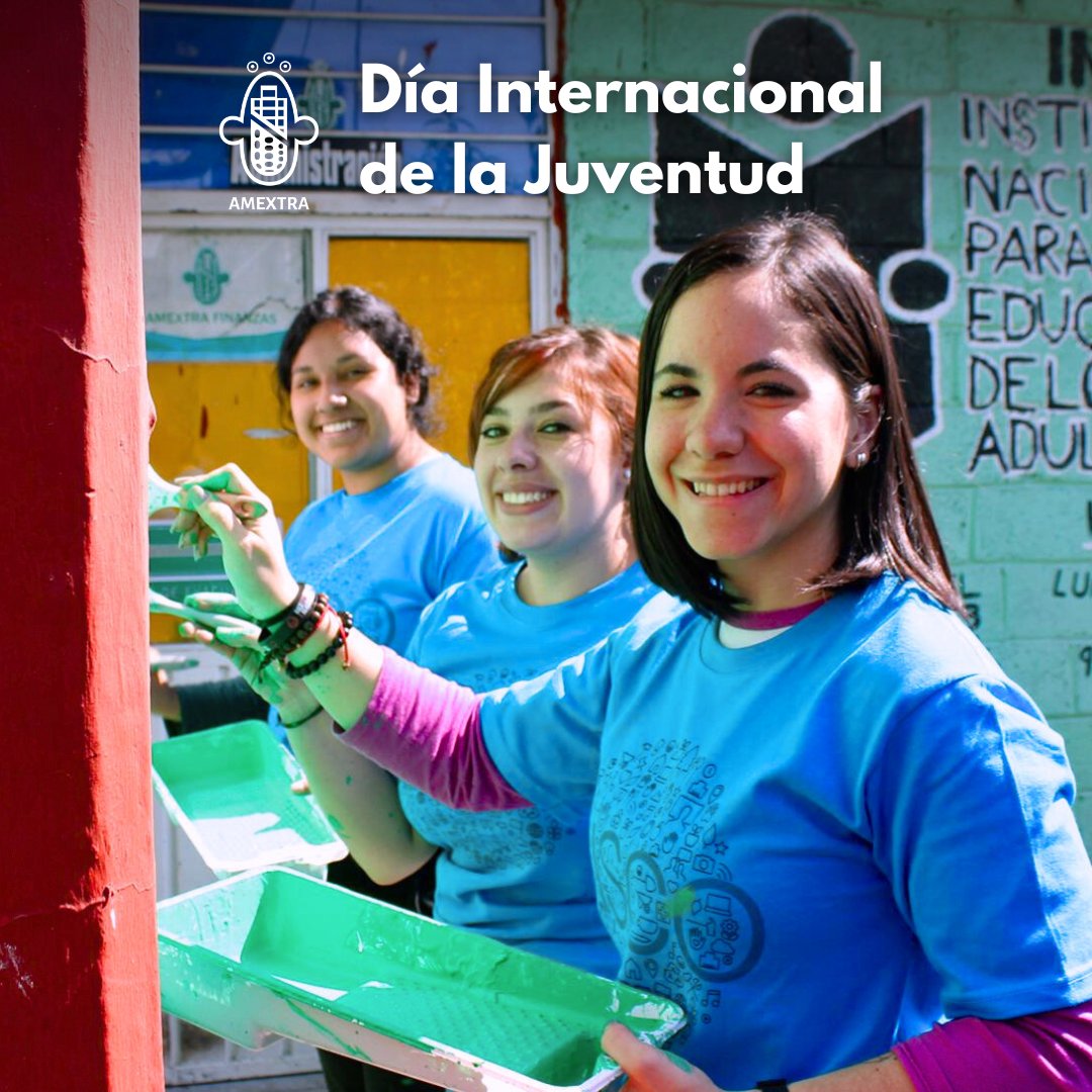 👥 L@s #jóvenes son los #líderes del mañana 🌟 Como sociedad, es nuestra responsabilidad apoyar y empoderar 💪 a la #juventud, para que puedan alcanzar todo su potencial y construir un mundo mejor. ¡Únete a AMEXTRA! 😉