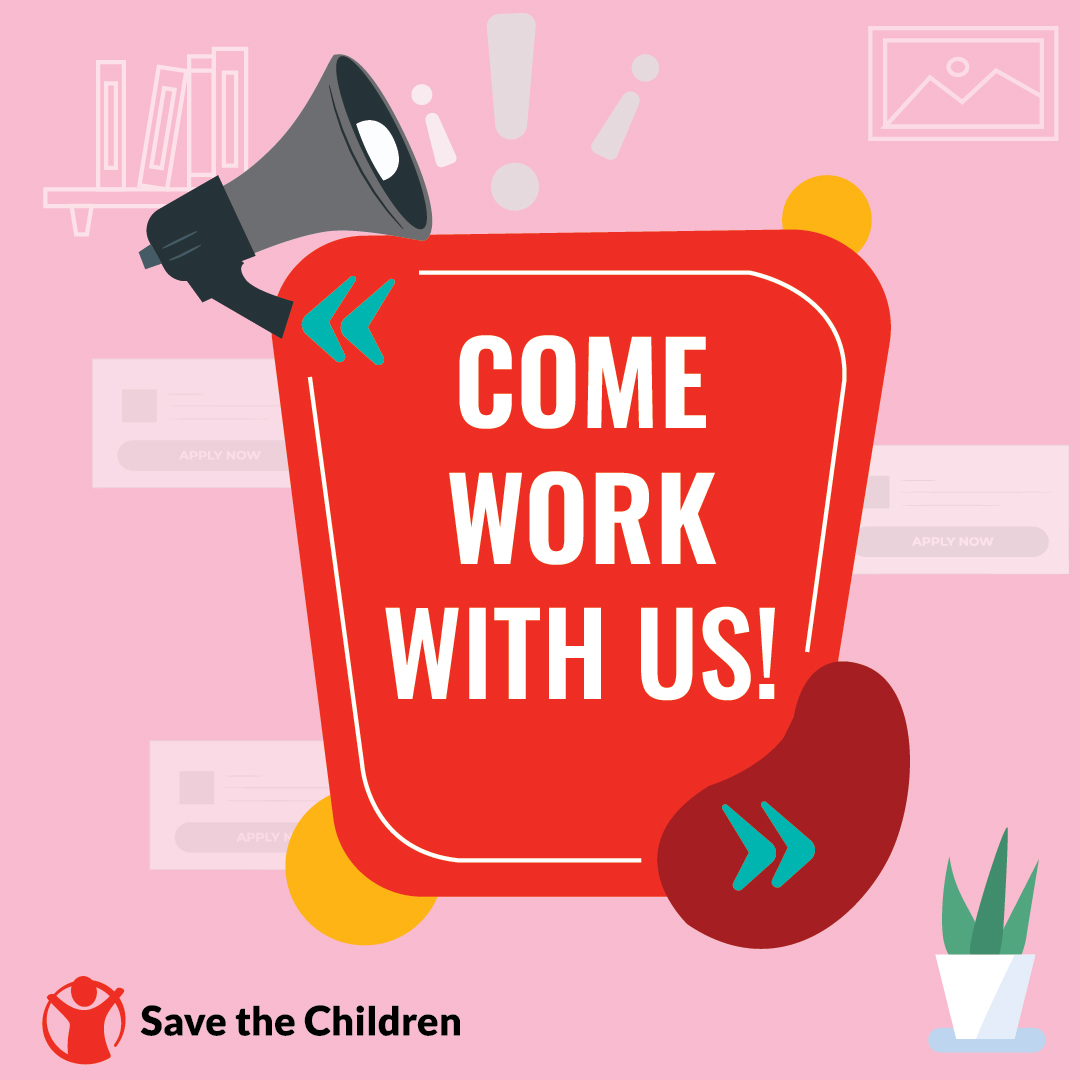 🔊We're Hiring!

Save the Children Nepal is looking for a Health and Nutrition Advisor! 

If you're someone with experience in the field of public health or nutrition and want to make a difference in the lives of children, click the link below to apply.
nepal.savethechildren.net/careers/detail…
