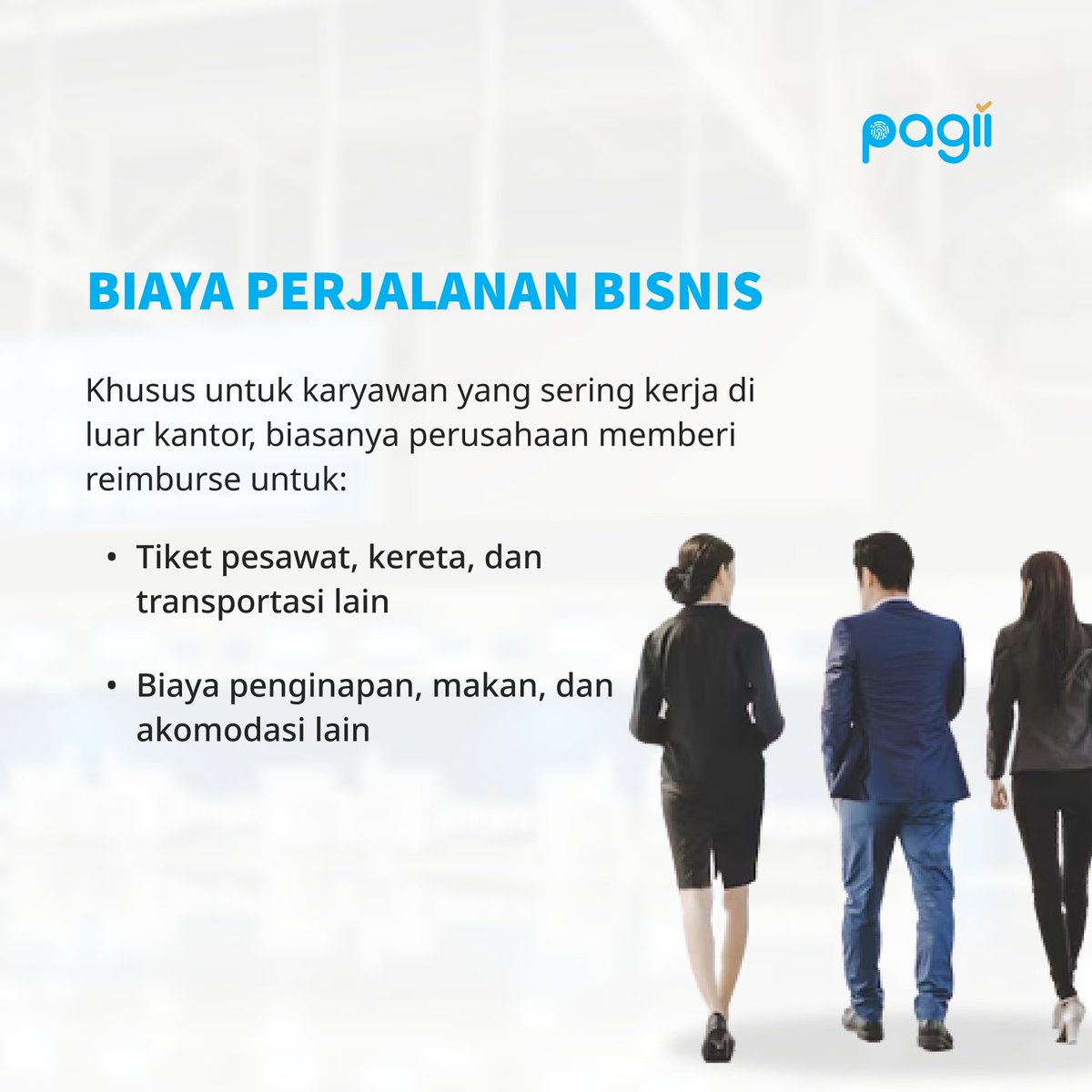 PagiiCo's tweet photo. Aturan reimburse memang tergantung perusahaan, tapi ada satu aplikasi yang bisa membantu, download dan daftarkan perusahaan kamu ke Pagii, GRATIS!

👉Link di bio 🔗

##AbsensiOnline #tipsHR #TransformasiDigital #reimbursement https://t.co/3xa9RaoZaJ