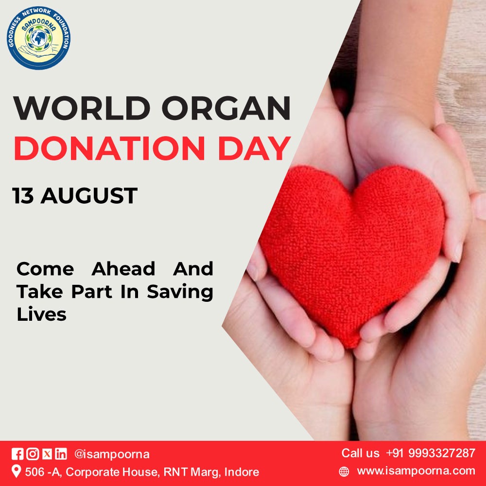 Giving the Gift of Life: Celebrating World Organ Donation Day and the Power of Generosity.

#OrganDonationDay #DonateLife #OrganDonation #GiftOfLife #BeAnOrganDonor #SaveLives #OrganTransplant #DonateOrgans #LifeSaver #DonateHope #GiveLife #OrganDonor #DonateForLife