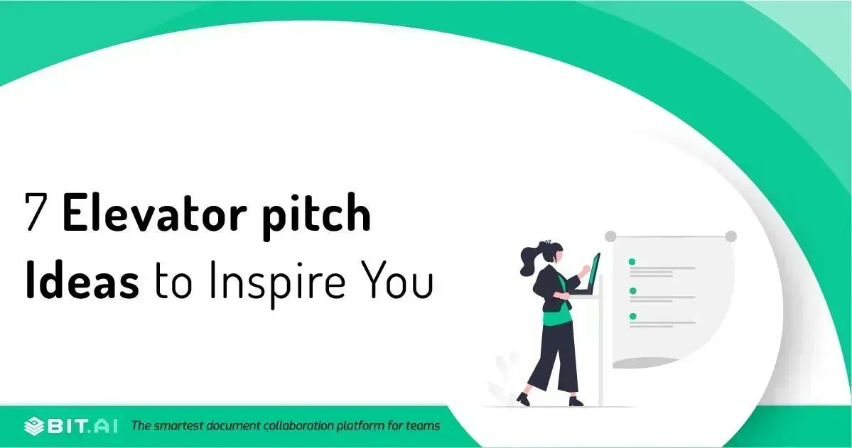 Bit_docs's tweet image. Want to make a lasting impression in 30 seconds or less? Check out this blog by Bit.ai for 7 Successful Elevator Pitch Examples! ๐ค๐ผ 
buff.ly/3UNdWyl 
#NetworkingTips #PersonalBranding #BitaiBlog