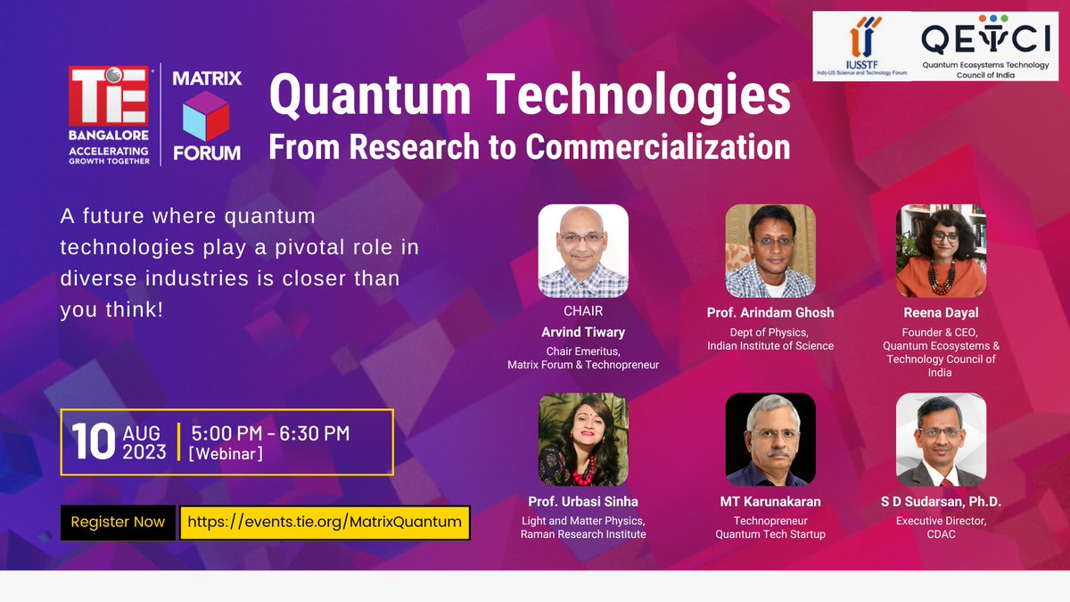 #RideGiantWaves #QuantumTech #Commercialization

The LK-99 superconductor at room temperature mystery apart time to ride the commercialization pathway 
Join the  webinar
Date: Aug 10, 2023 Register: events.tie.org/MatrixQuantum