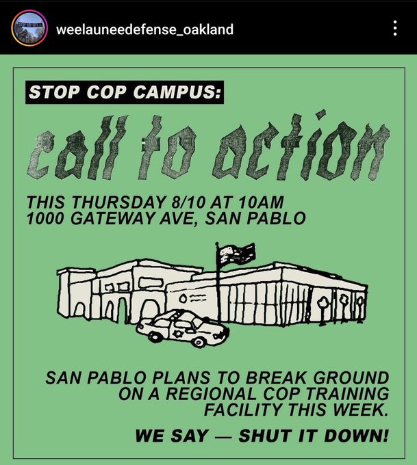Stop the Cop Campus in San Pablo