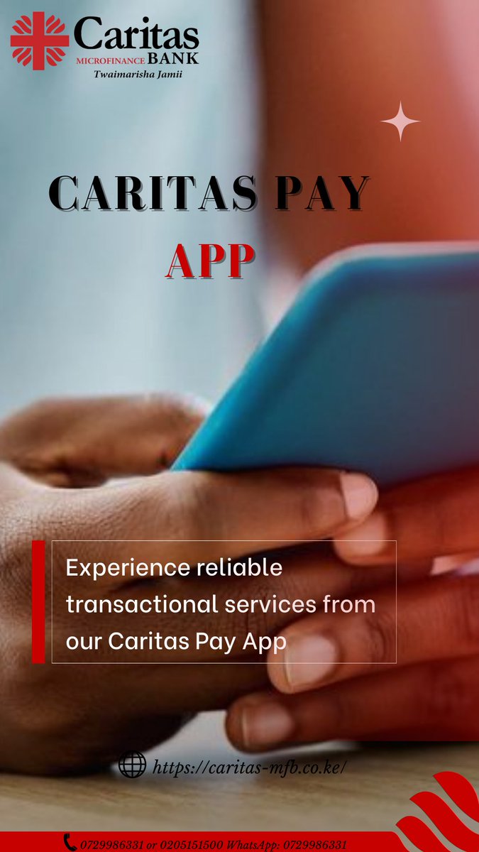 CaritasMFB's tweet photo. Banking made smarter and simpler with Caritas Pay App! 💼Experience seamless transactions and financial convenience at your fingertips.  Download the Caritas Pay App Now! #CaritasPayApp #Seamlesstransactions https://t.co/LBuO9ECmI6