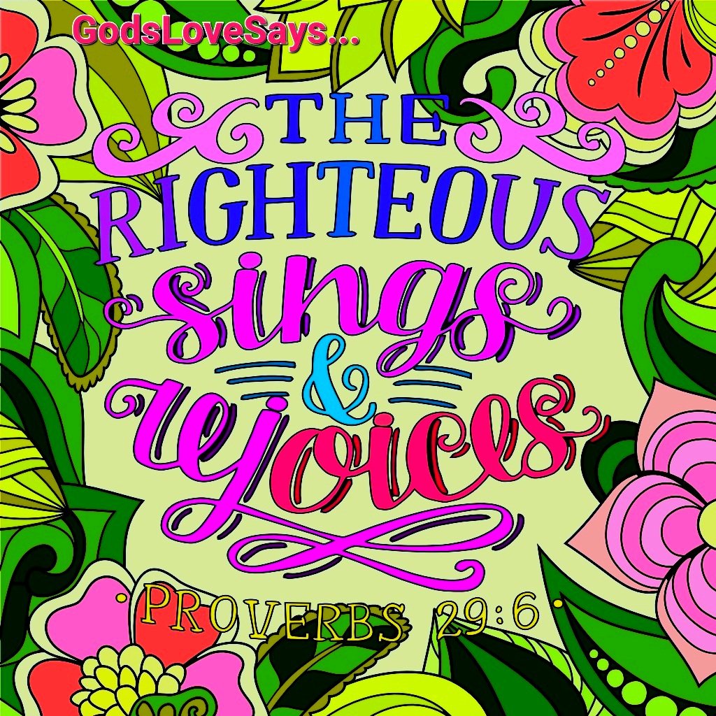 HornettPam's tweet photo. Evildoers are snared by their own sin, but the righteous shout for joy and are glad.
Proverbs 29:6
#GodsLoveSays #Proverbs #evildoers #snared #sin #righteous #shoutforjoy #glad #sings #rejoices https://t.co/mlbjxnomAK