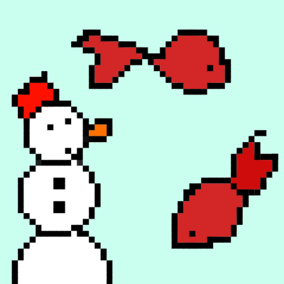 Team greeting!
Snowman and fish!

opensea.io/assets/ethereu…

#NFT #opensea #OpenSeaNFT #Snowman #fish