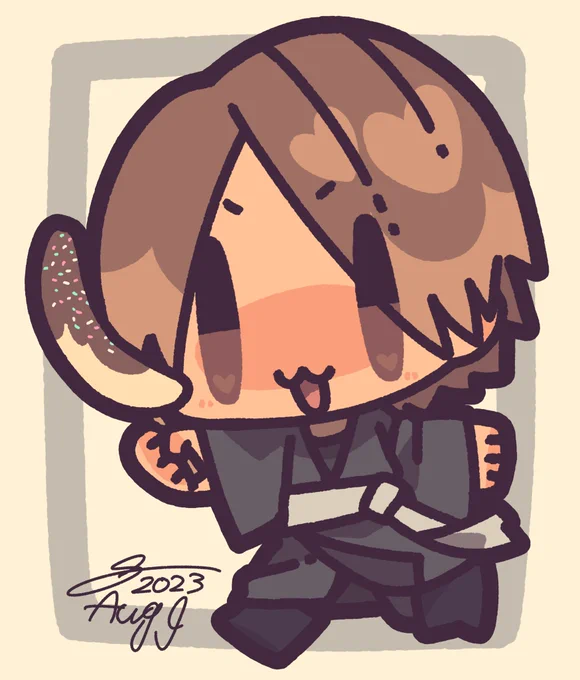 しごおわ! ついでのらくがき!