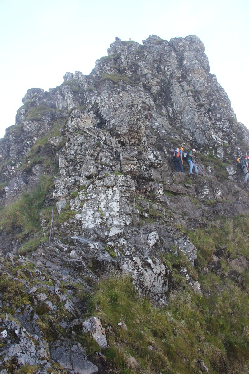 mtnsofscotland's tweet photo. Despite what you may read in the media the Aonach Eagach is not a "walk" and scrambling is not simply using your hands only "for balance". The Aonach Eagach is a serious undertaking, especially in poor conditions when the rock is wet and slippery. https://t.co/71AFYXd8Dy