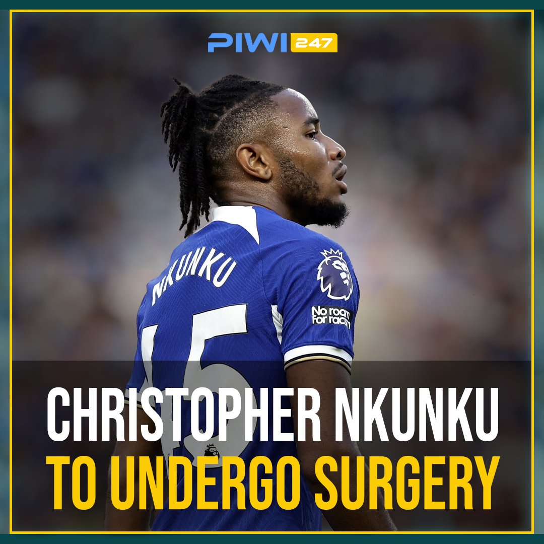 piwi247official's tweet photo. 🚨BREAKING: Chelsea confirm Christopher Nkunku has undergone surgery to his knee injury sustained in Chicago.
🔵New signing could be out for up to 16 weeks.
https://t.co/vGUl97boCE
#piwi247 #CFC https://t.co/sCq9dBkrJQ