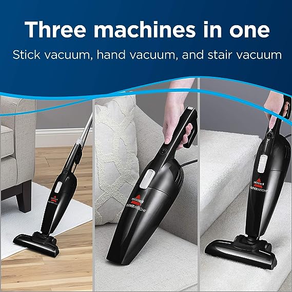 🌟 Cleaning Made Effortless! ✨ Say hello to the BISSELL Featherweight Stick Lightweight Bagless Vacuum with Crevice Tool, your new partner in pristine spaces! amzn.to/3s1gn6i