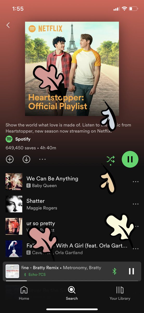 chowee_hsieh's tweet image. It’s happening again. My heartstopper era 🍃 🍂