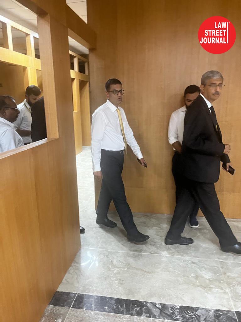 LawstreetJ's tweet photo. Behind the scenes at the Supreme Court: CJI's busy day of hearings, inspection of the work in progress of public canteen and consultation rooms.
#SupremeCourt #CJIVisit #WorkInProgress #ConstitutionBench #AdministrativeWork #PublicCanteen #ConsultationRooms #AdvocatesChamber https://t.co/BHW0Fjjr27