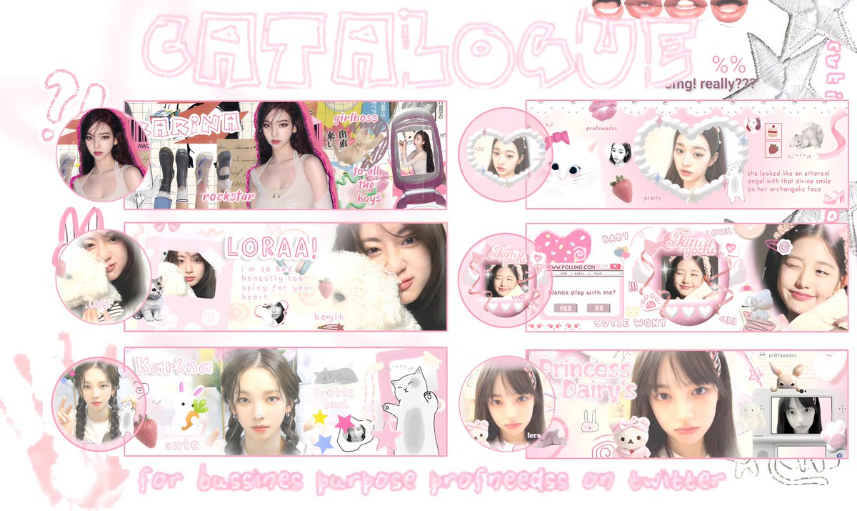 profneedss's tweet photo. a retweet would be appreciated 💖

 ☆ haloo aku lora @profneedss open request layout ku dengan range price 6k-12k untuk 5 slot ajaaa nihh, bisa cek katalog di pinned yaa ☝🏼☝🏼 jangan lupa mention after dm lovee! 😻💗

#zonauang #zonajajan https://t.co/KBxLJY2njd