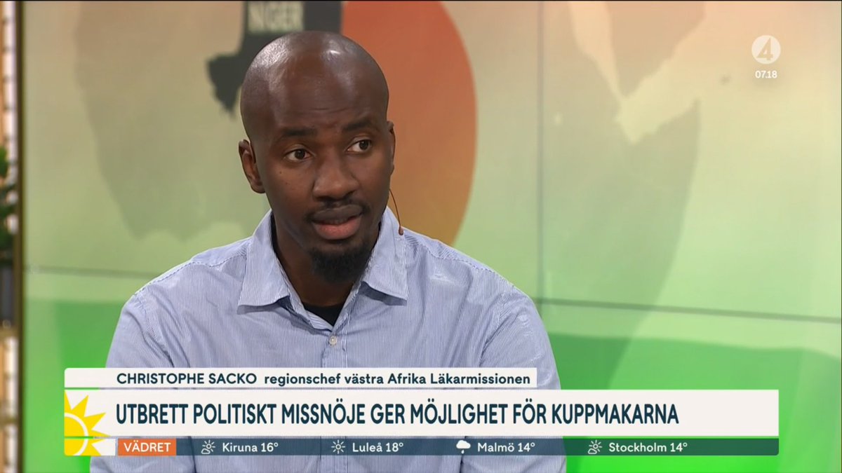 🇳🇪⚠️Militärkuppen i #Niger försämrar det  humanitära läget - Delar av biståndet till Niger har pausats pga. restriktioner. Vår personal på plats jobbar hårdare än någonsin med att få ut WASH-bistånd direkt till befolkningen i svåråtkomliga områden, säger vår regionchef i <a href="/TV4/">TV4</a>