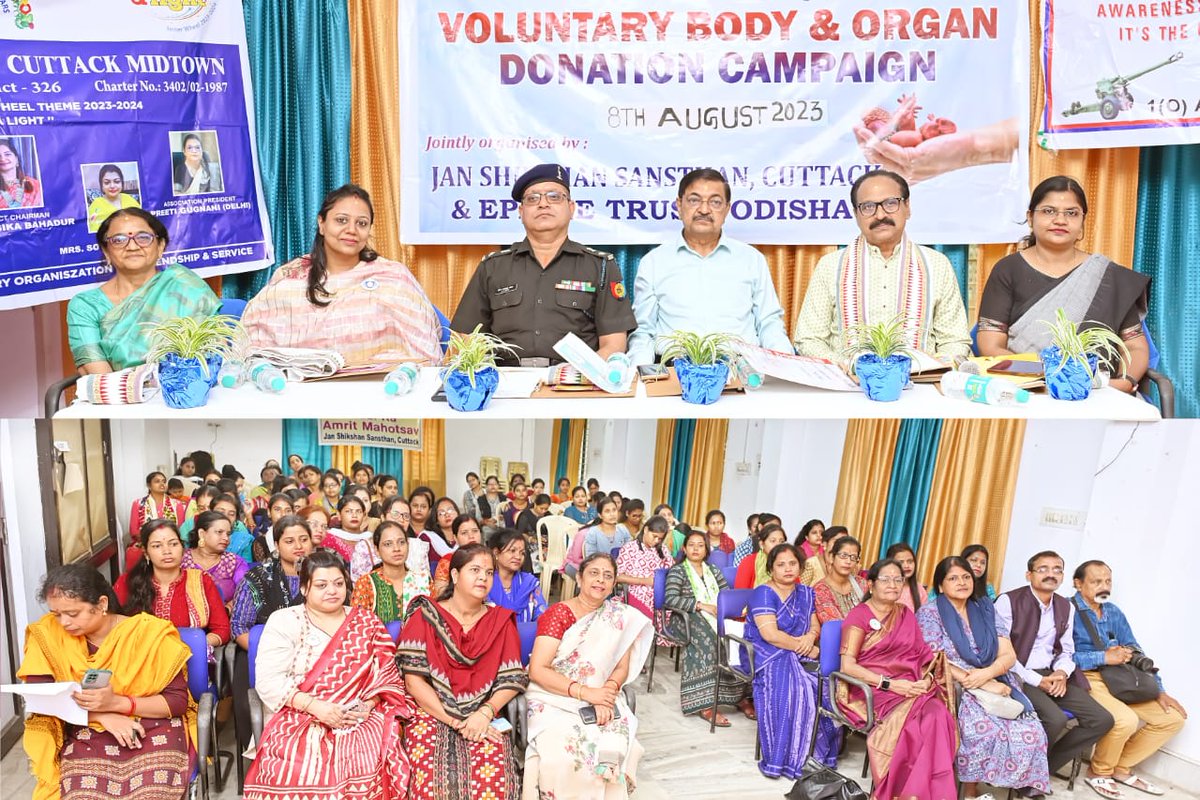 OneODArtyBtyNCC's tweet photo. #OrganDonation awareness drive conducted at Jan-Shikshan-Sansthan,Cuttack under MSDE(GoI). Event supported by EPION-TRUST &amp; Inner-Wheel-Club Cuttack. #OC1ODArtyBtyNCC  graced as Chief-Speaker to motivate trainees with self-example @HQ_DG_NCC @NCCDteOdisha @utkalpride @CuttackDM https://t.co/vgiNXg09Gy