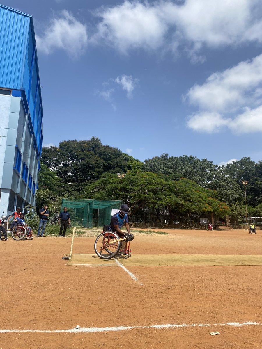 motivation_ngo's tweet photo. #MidweekMotivation: We started our Wednesday on a high note with players from #DivyangMythri, our partner, as they played multiple friendly matches! We at Motivation do believe sports serves as a great way for inclusion!
#sportsasinclusion #inclusiveworld #disabilityability https://t.co/pqJdeOvh2z
