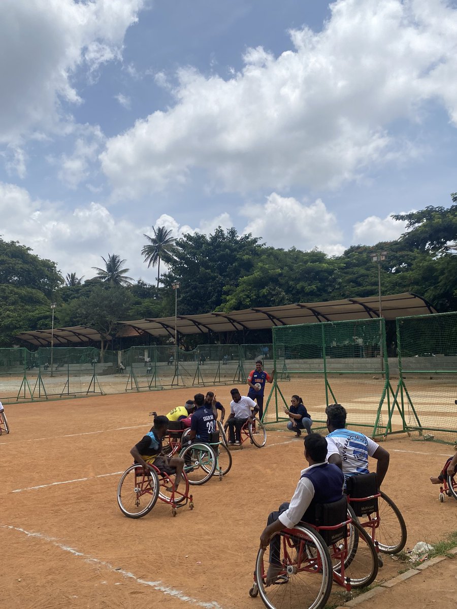 motivation_ngo's tweet photo. #MidweekMotivation: We started our Wednesday on a high note with players from #DivyangMythri, our partner, as they played multiple friendly matches! We at Motivation do believe sports serves as a great way for inclusion!
#sportsasinclusion #inclusiveworld #disabilityability https://t.co/pqJdeOvh2z