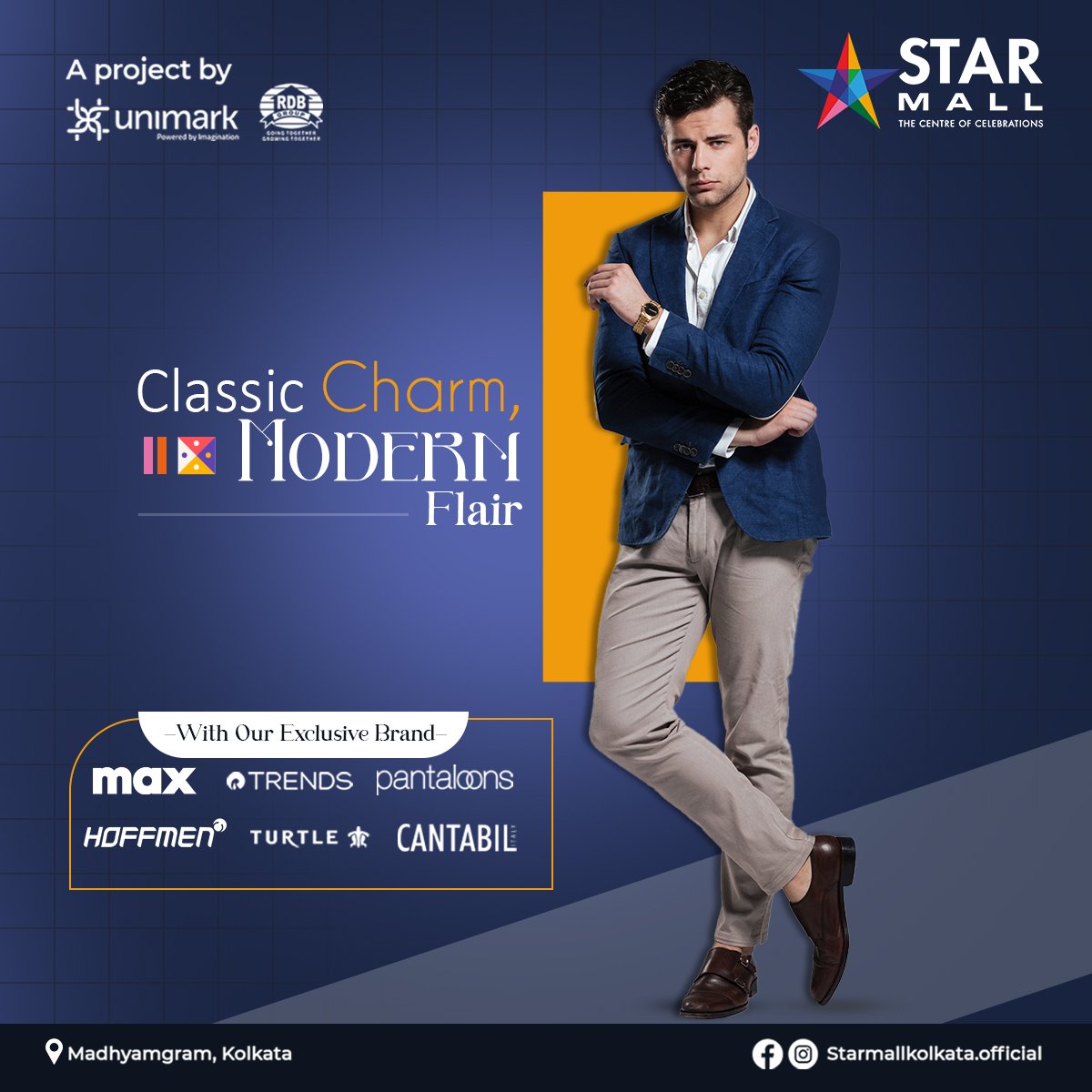 TariniClinic's tweet photo. Make a lasting impression with @StarMall's curated collection of formal suits. Where every piece tells a story of style and sophistication.

Visit: https://t.co/4WBZlz0sM5

#starmallkolkata #Starmall #FormalAttire #SuitUp #DapperStyle #FormalFashion #MensFashion #BusinessAttire https://t.co/J5yGODwDvY