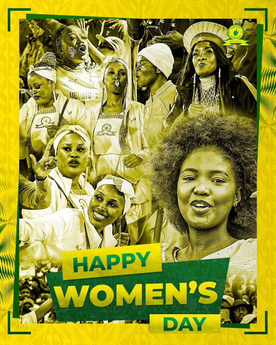 The Mamelodi Sundowns family wishes all women across the country a Happy Women's Day! 👆🇿🇦

We appreciate you &amp; hope you have a wonderful day! 💛

#Sundowns #WomensDay2023