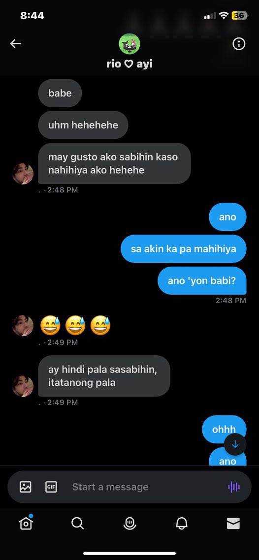 shnvain's tweet photo. After my confession, she also confessed a few weeks later. Saying na before pa raw ako umamin, gusto niya na rin daw ako, "indenial" kumbaga.

Fast forward to May 23, the time when she asked me to be her "girlfriend" (mabilis, oo). Syempre mahal ko and ready ako, umoo ako. https://t.co/0OO0jNwX3Q