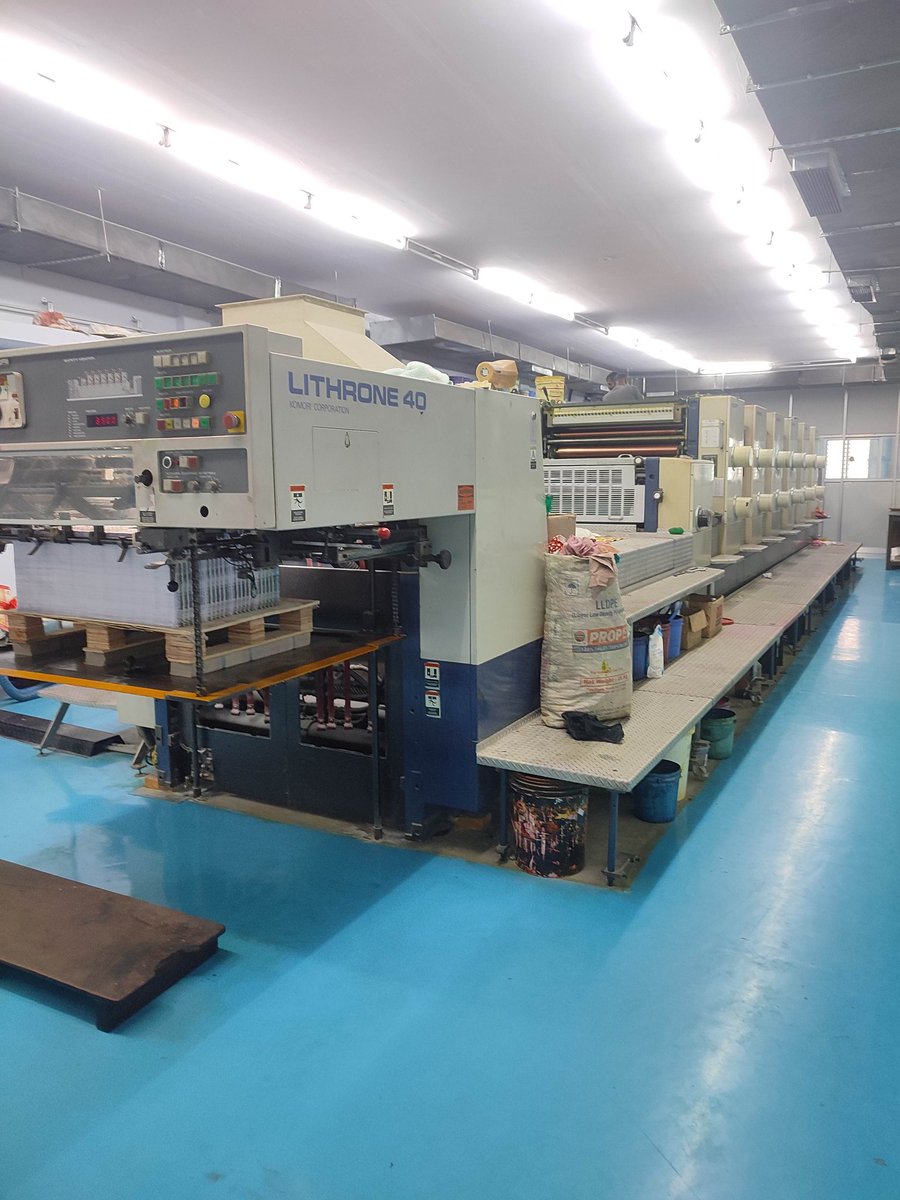 Yogichess's tweet image. I can watch this beauty running all day 😍
#printing #offsetpress