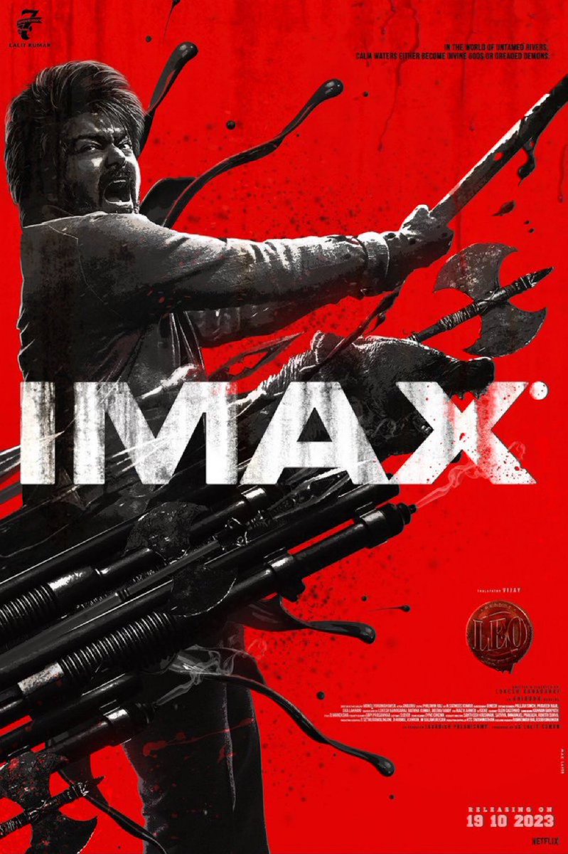 Harish_NS149's tweet photo. Buckle up for a #BloodySweet ride 🔥

#LEO MAX with #IMAX 💥

#LEO #LeoFilm @actorvijay https://t.co/TAi0C0JQyU