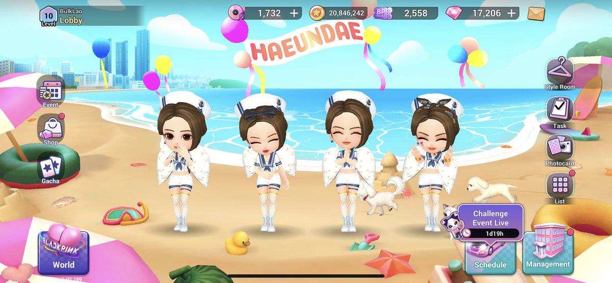 Girls just wanna have fun 🎶! Playing BlackPink the Game and loving it! BlackPink on the beach with new Marine Look! 🥰 Always a winner when you play this game! 😉

#BLACKPINK #BORNPINK #BLACKPINK_THE_GAME