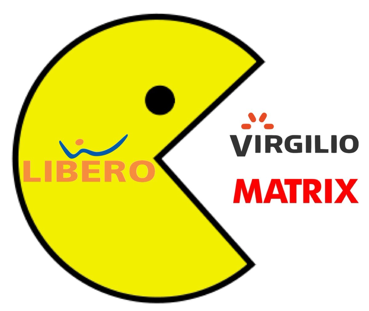 Il #9agosto 2012 #TelecomItalia vende #Matrix, società che controlla anche Virgilio, a Libero per 88 mil. Nasce un colosso del web con il 60% di penetrazione sul mercato. Per il gruppo di Bernabé l'operazione ha lo scopo di ridurre l'indebitamento finanziario di circa 2,5 mld.