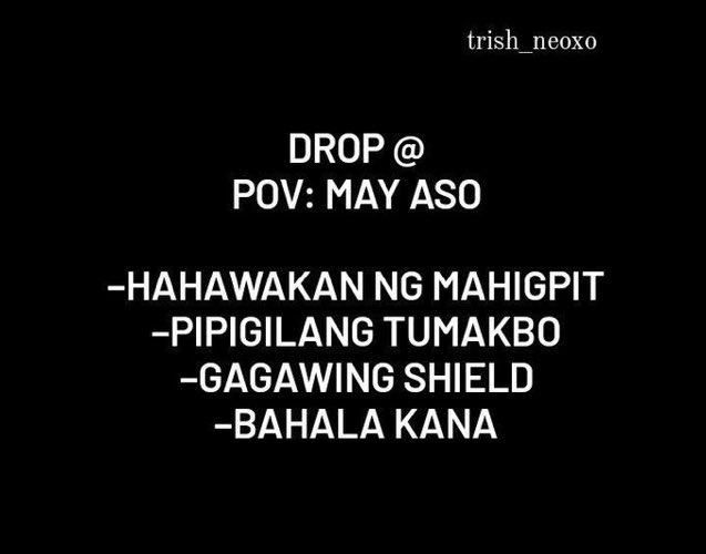 drop any nalang

-stolen
