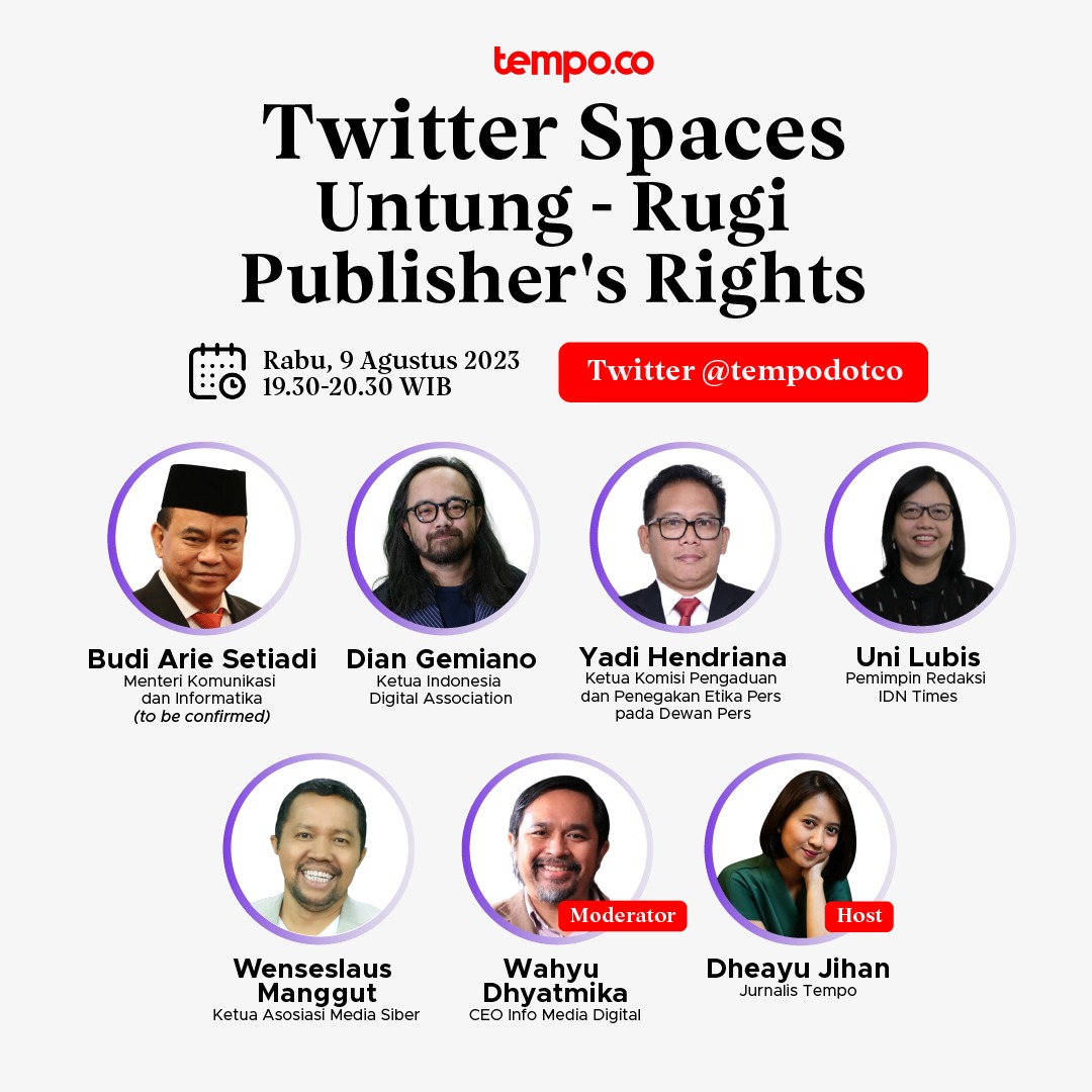 Google Indonesia merespon rencana penandatanganan Perpres Publishers Rights dan menegaskan rencana mereka untuk tak lagi menayangkan konten berita di platformnya.

Rencana Perpres Publishers Rights adalah Rancangan Peraturan Presiden tentang Tanggung Jawab Platform Digital untuk