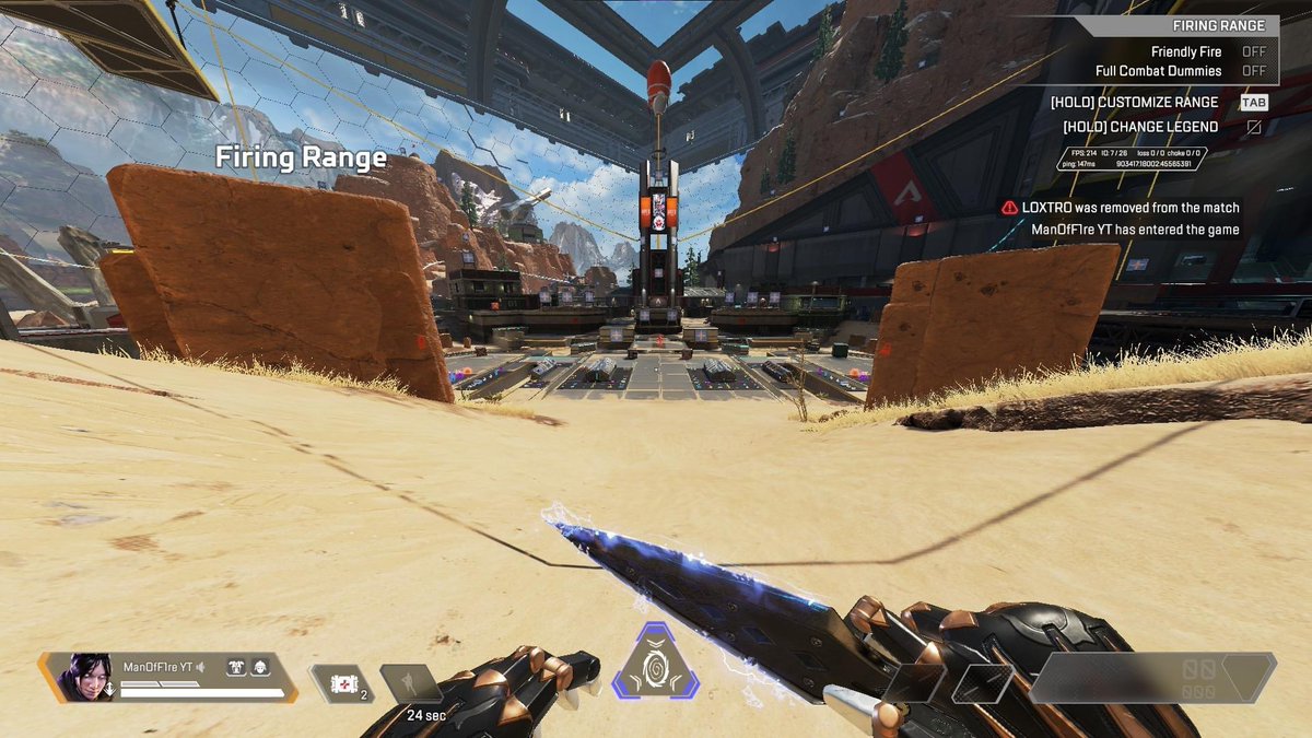 ManOfF1re's tweet photo. Lil bro got banned mid firing range lmfao #ApexLegends https://t.co/bpniuYcxWG