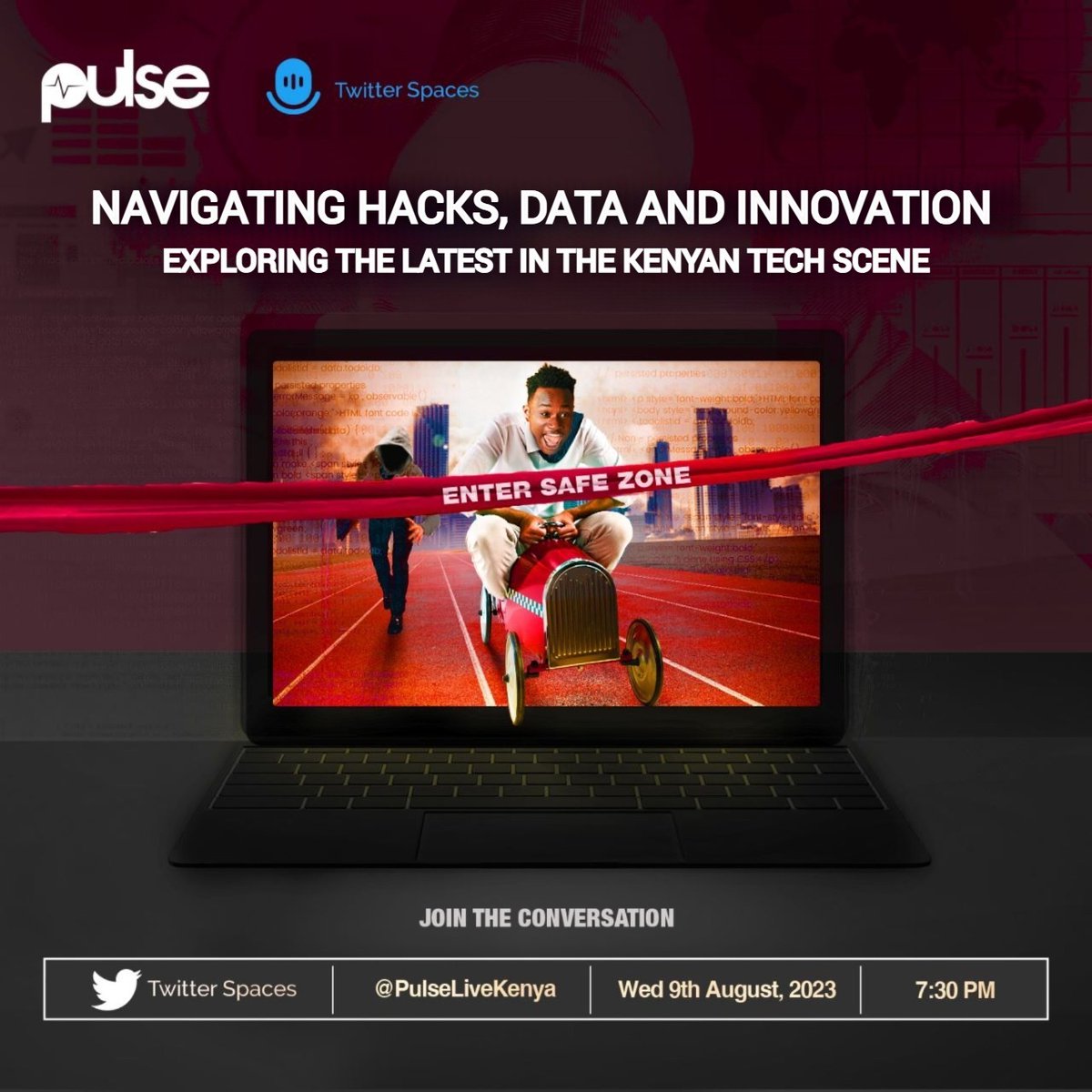 What is new in the realm of technology? Let's navigate together on the hacks, data protection and innovation on #PulseSpaces

Join us tonight 7:30pm for a game-changing Twitter Space session only on @pulselivekenya