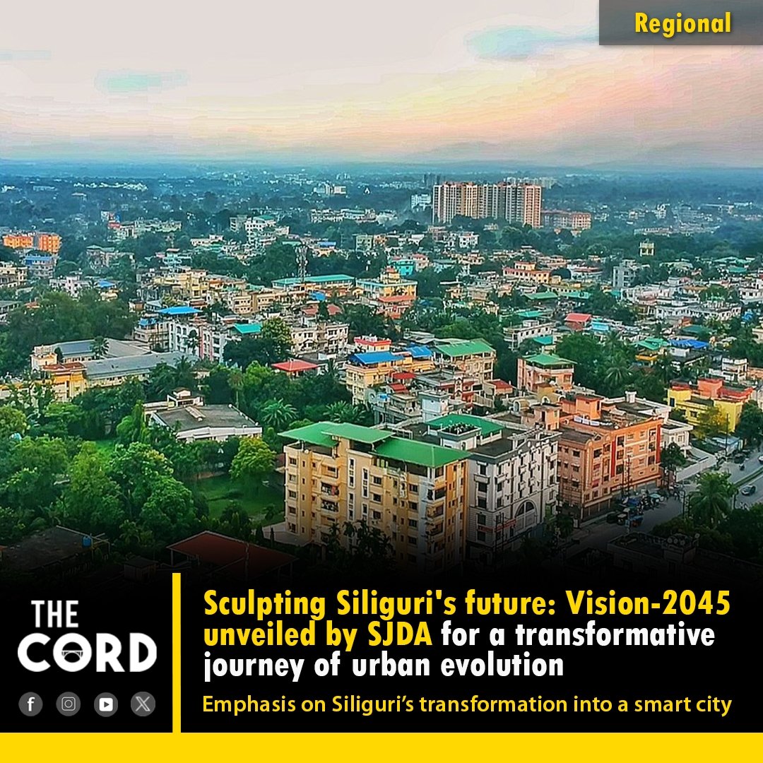 Sculpting Siliguri's future: Vision-2045  unveiled by SJDA for a transformative journey of urban evolution 

Emphasis on Siliguri's transformation into a smart city

Stay updated: instagram.com/p/Cvtivl4RpcY/…

#Siliguri #SJDA #Vision2045 #TheCordIndia